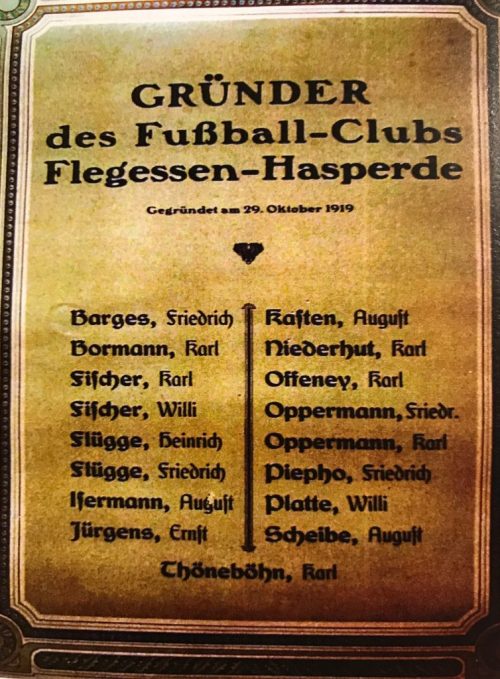 Gründertafel FC Flegessen_Hasperde
